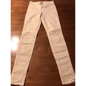 J Brand Women's Jeans Lemon Cust Light Yellow Stretch Skinny Jeans Size 25 X 29